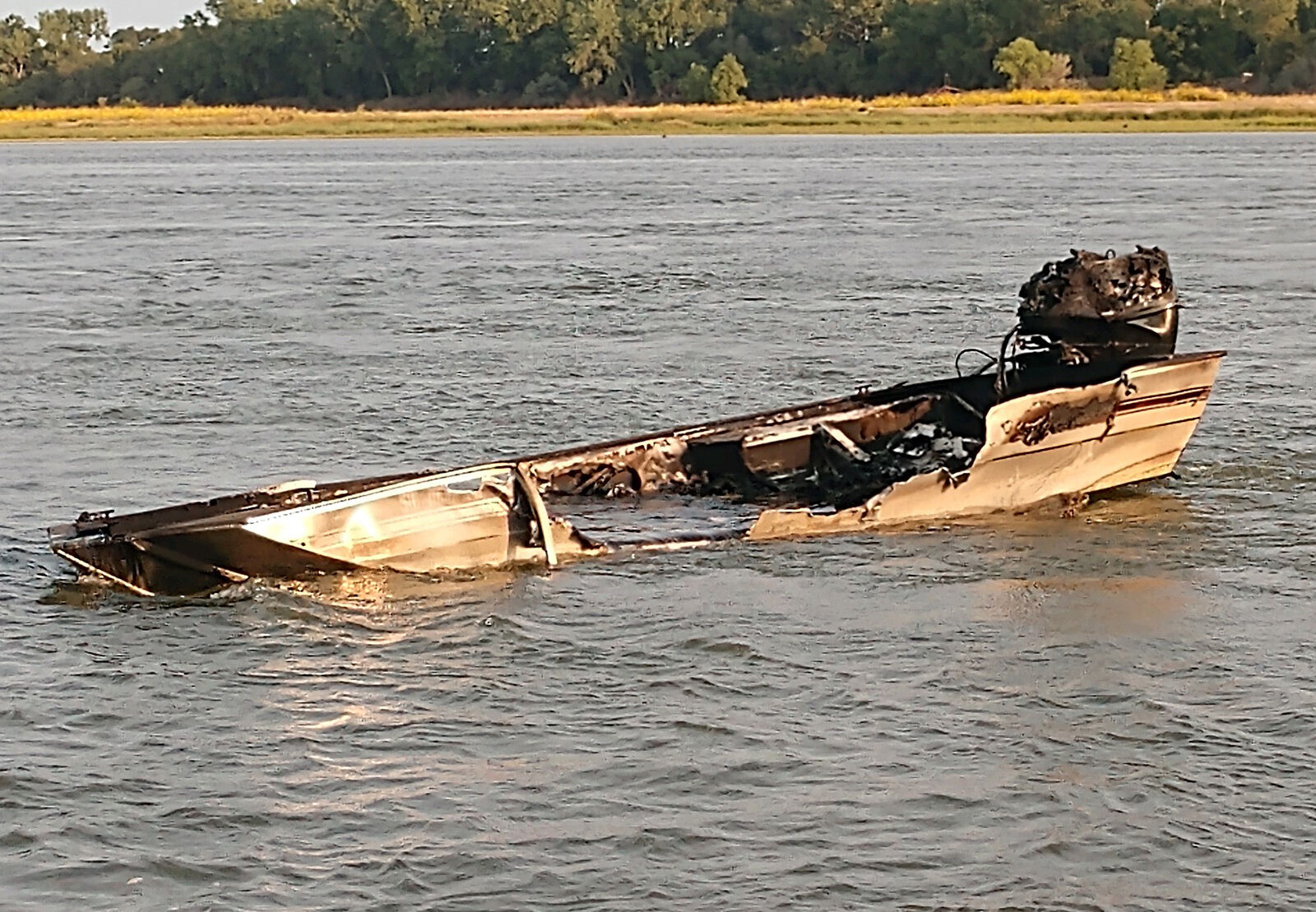 Burning Boat